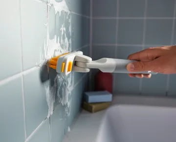 Joseph Joseph Cleantech 2-in-1 tile scrubber - Stone - Joseph Joseph