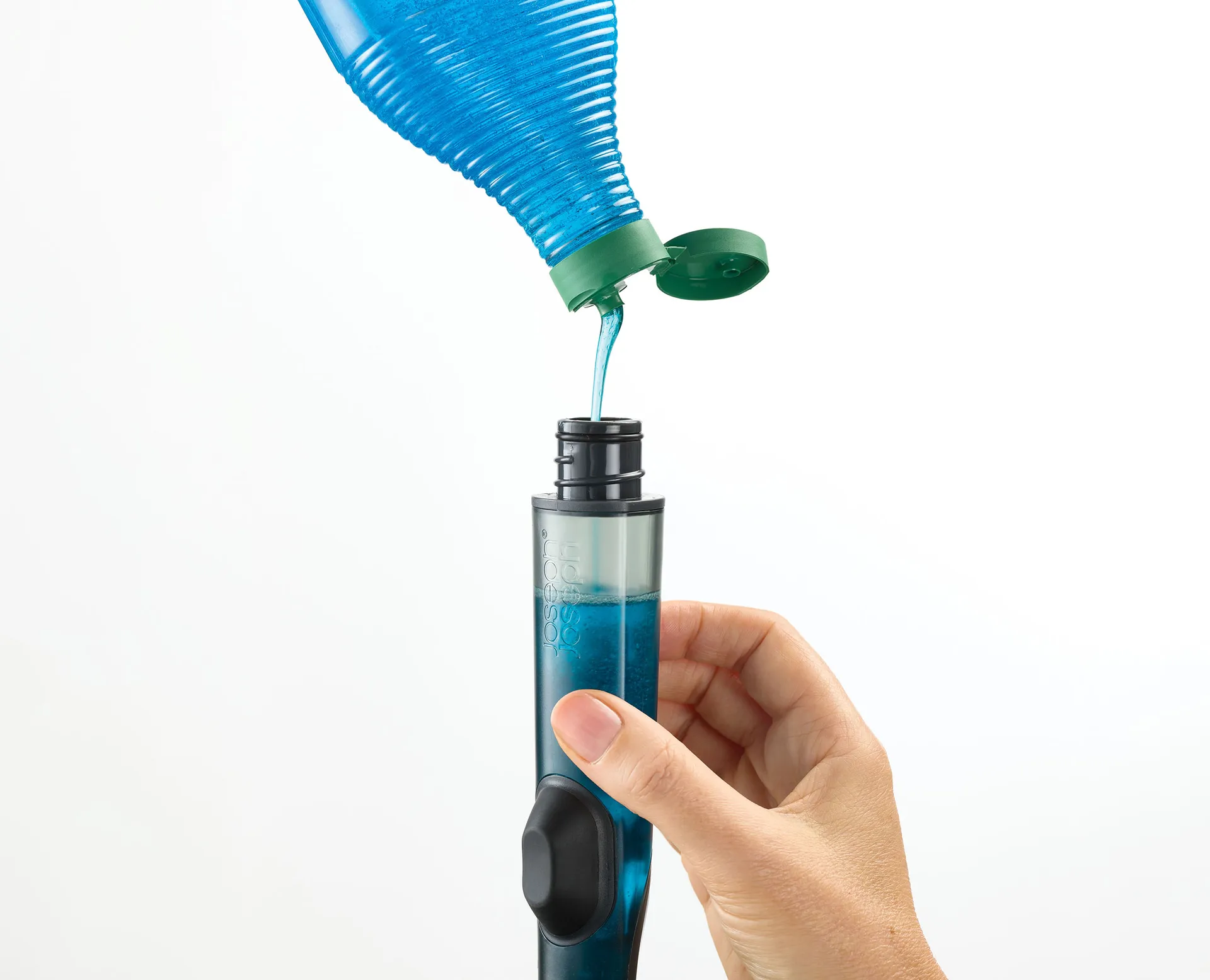 Joseph Joseph Sinktech dish brush steel stand, Clear Joseph Joseph