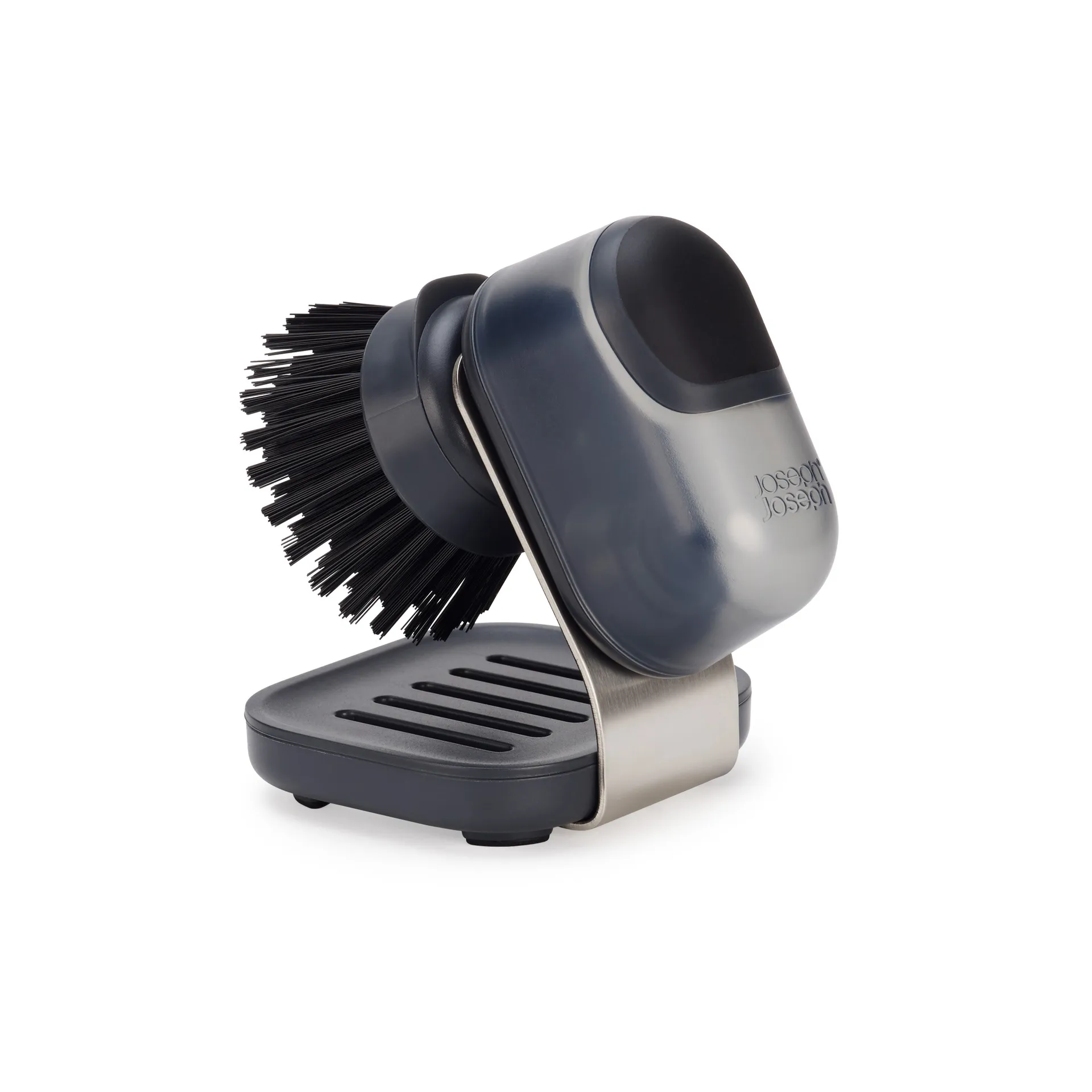 Joseph Joseph Sinktech hand dish brush with stand, Clear Joseph Joseph
