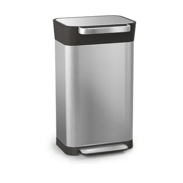 Joseph Joseph Titan trash compactor pedal bin 30 L - Stainless steel - Joseph Joseph