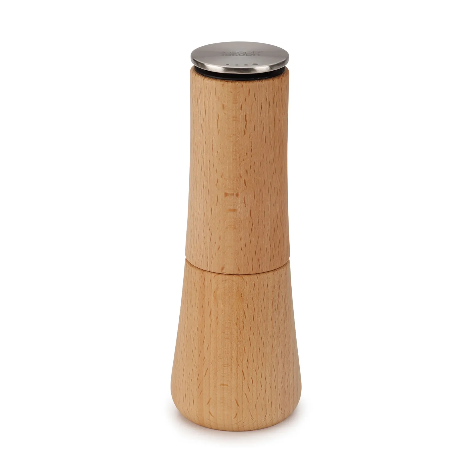 Milltop No-Spill Pepper Mill 19 cm, Beech Joseph Joseph