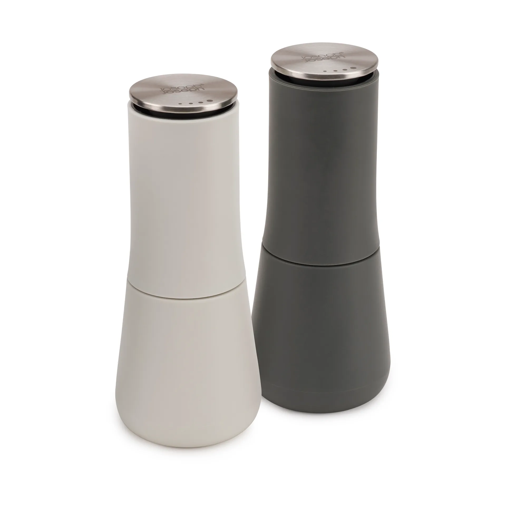 Milltop Salt and Pepper Grinder 2 Pieces, Grey-white Joseph Joseph