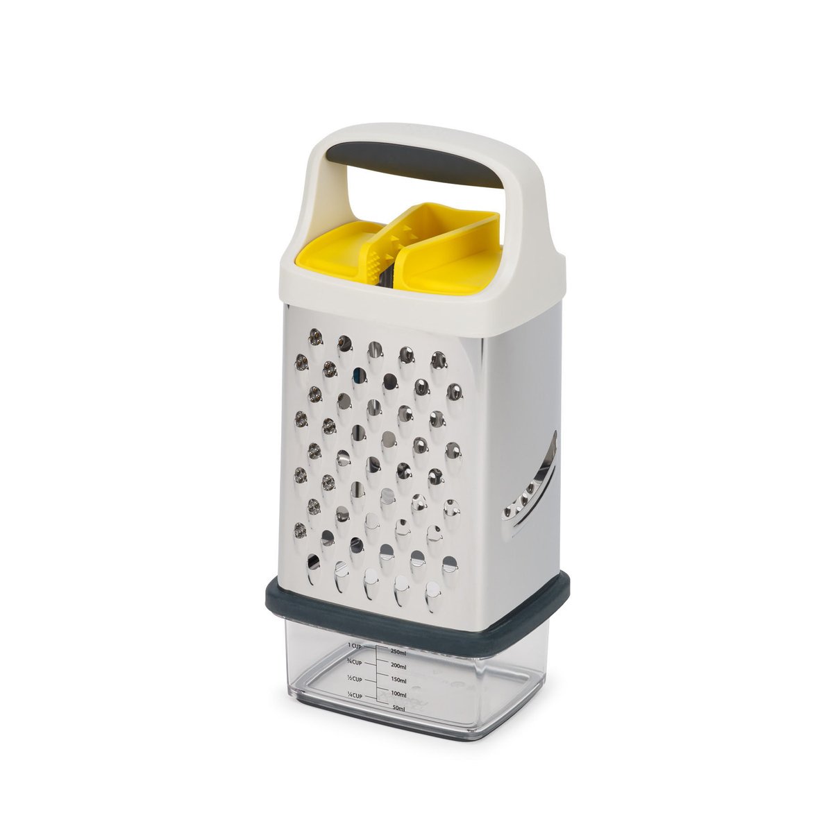 Joseph Joseph Multi grip grater with container 17 cm Yellow