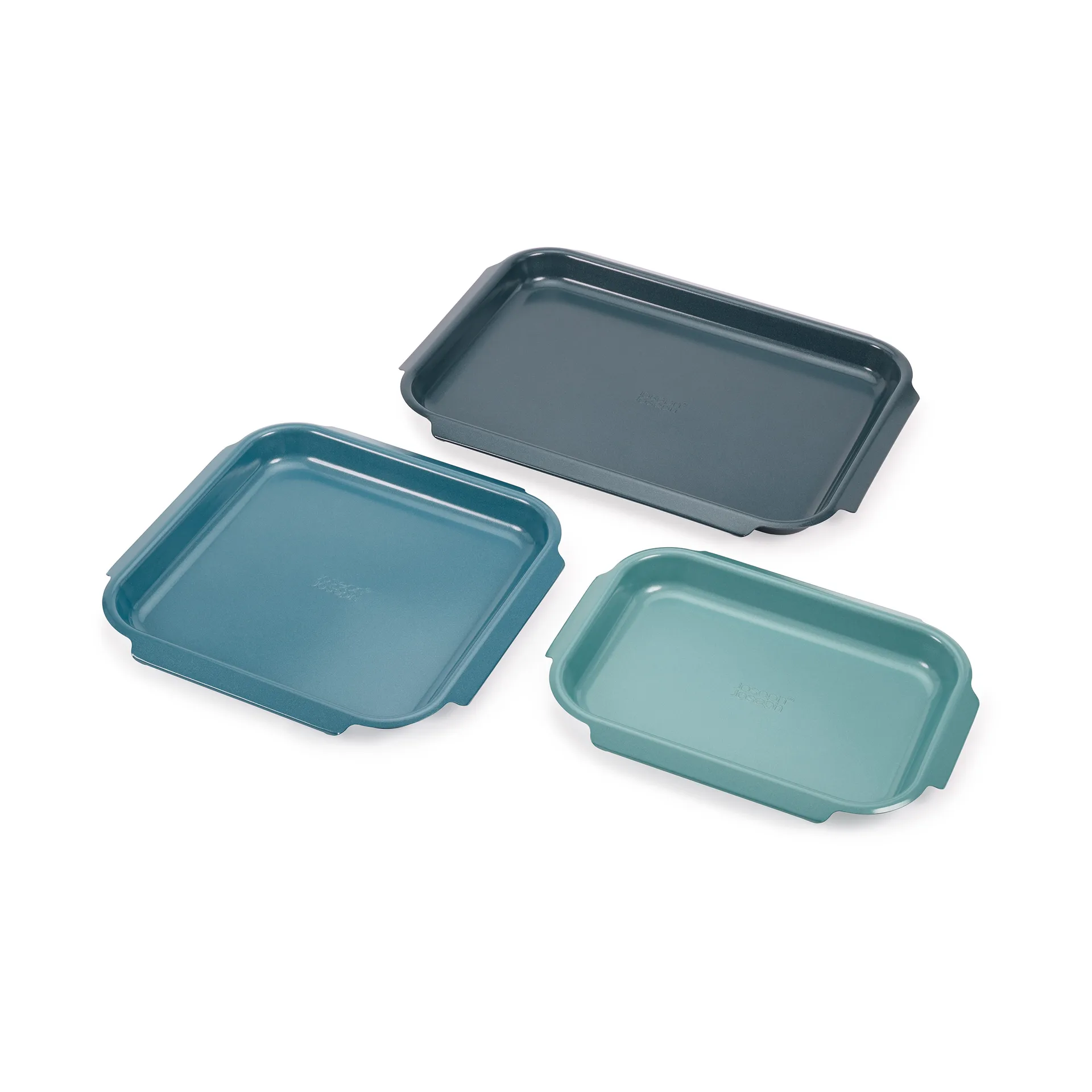 Nest bake baking pan 3 pieces, Blue Joseph Joseph