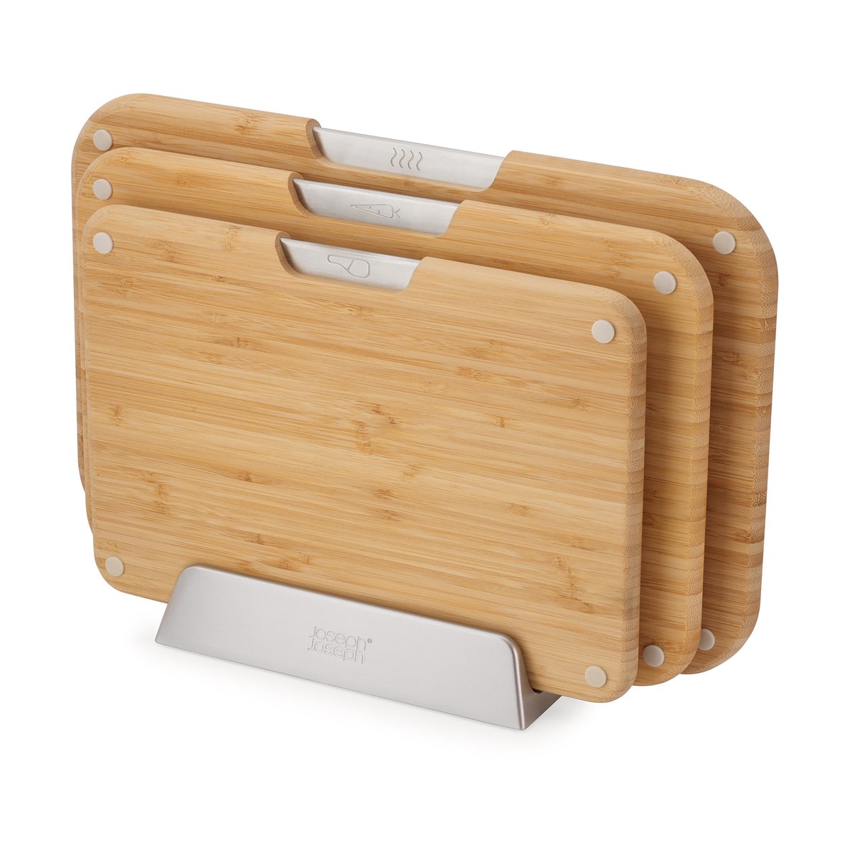 Joseph Joseph Nest chopping boards 3 pieces Bamboo | Scandinavian Design | Chopping boards | Brown