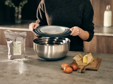 Nest Prep & Store Bowls 8 Pieces - Steel - Joseph Joseph