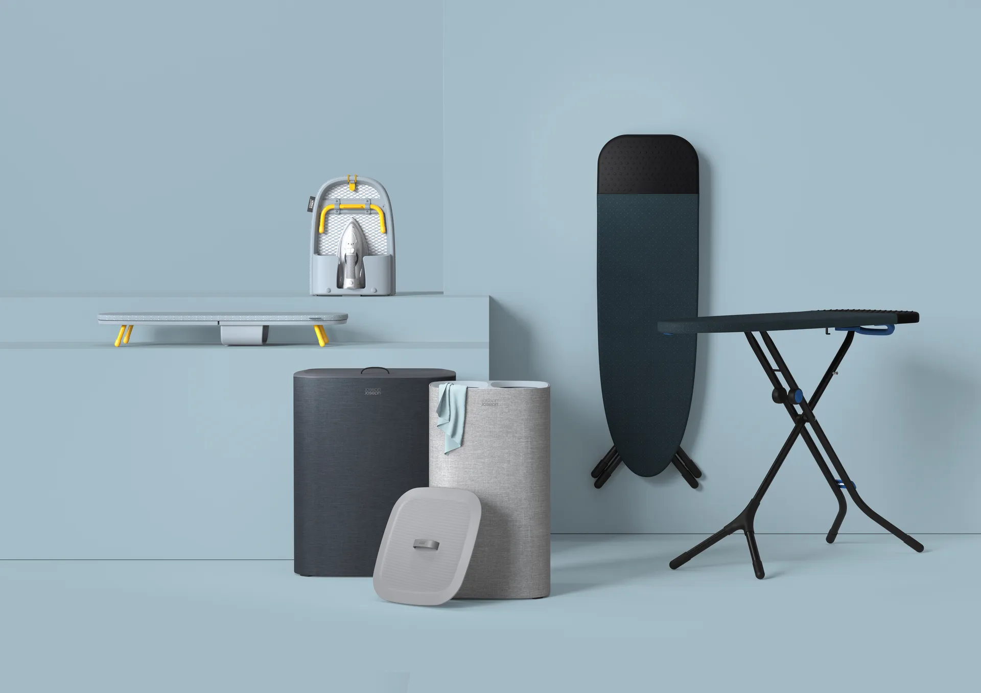 Tota laundry basket 90 L, Black Joseph Joseph