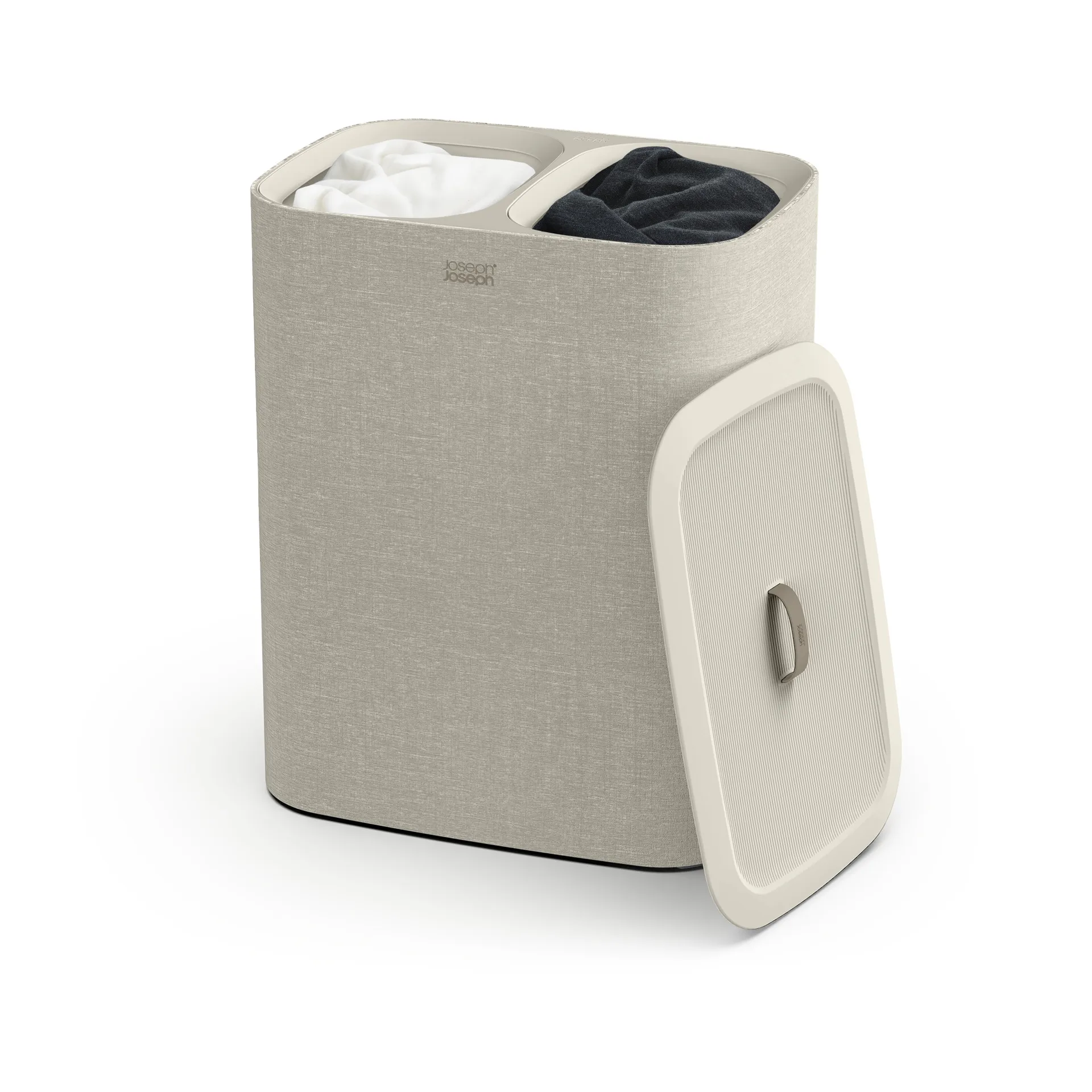 Tota laundry basket 90 L, Ecru Joseph Joseph