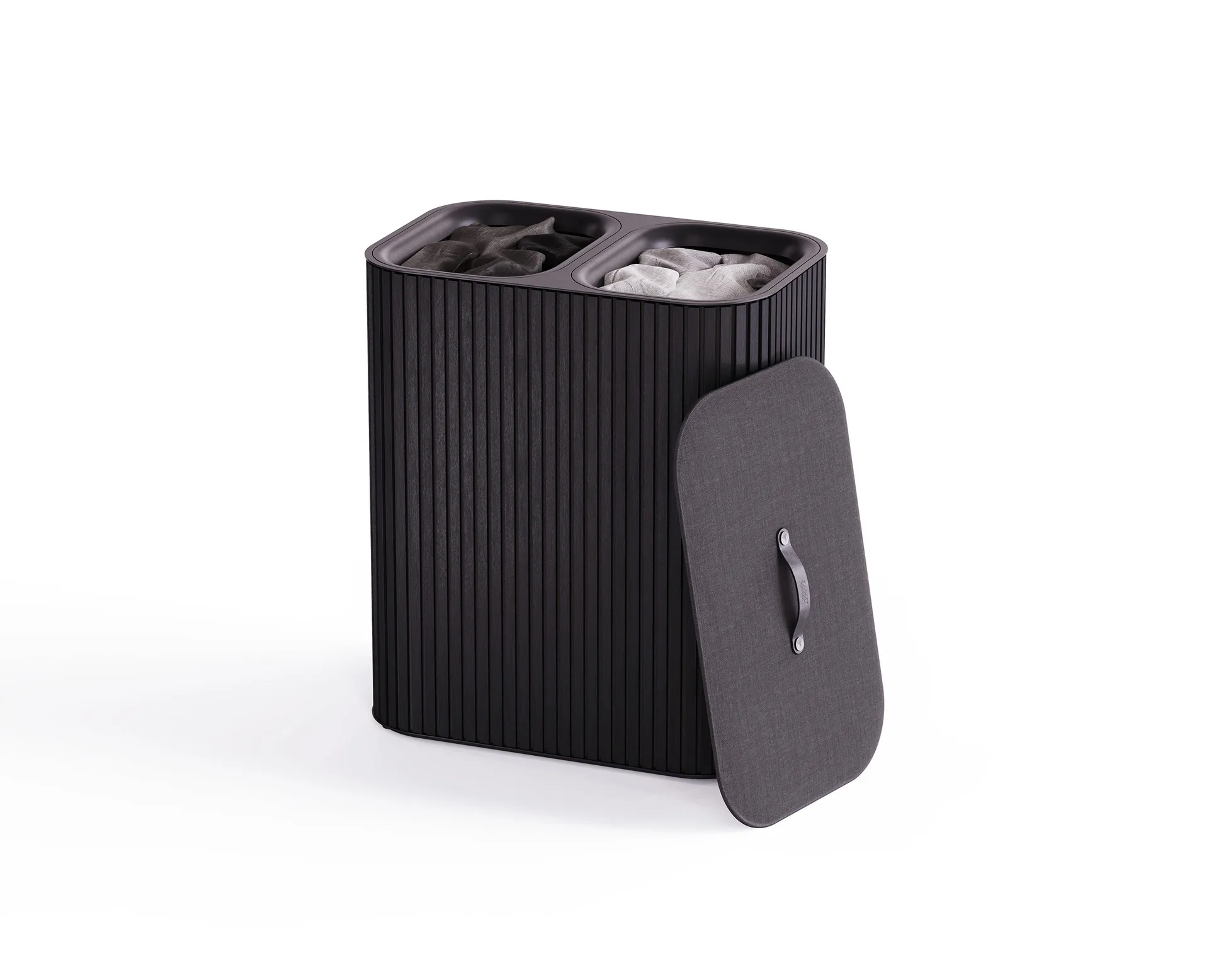 Tota Luxe laundry basket 90 L, Black Joseph Joseph