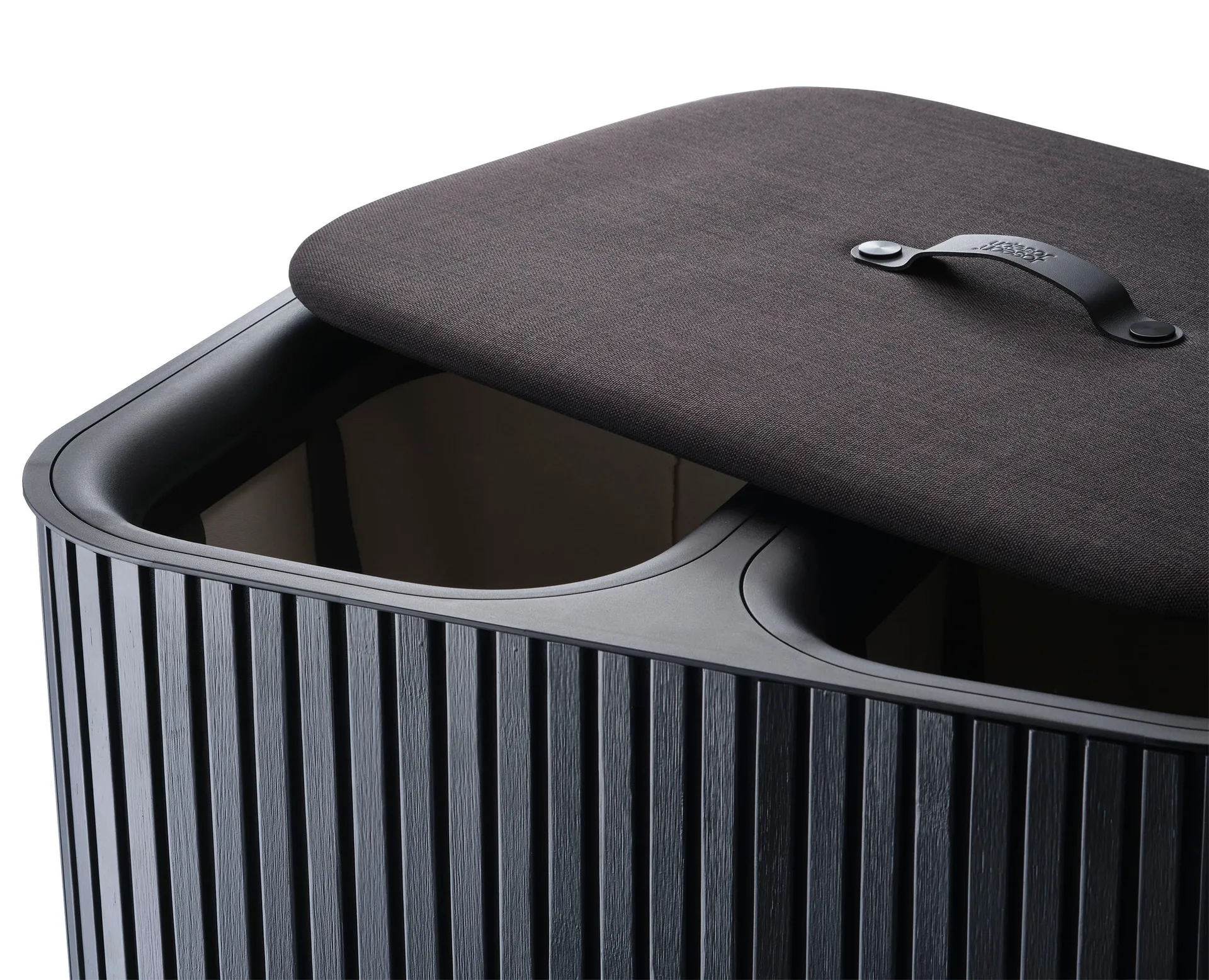 Tota Luxe laundry basket 90 L, Black Joseph Joseph