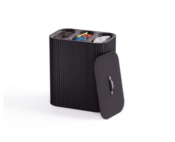 Tota Trio Luxe laundry basket 90 L - Black - Joseph Joseph