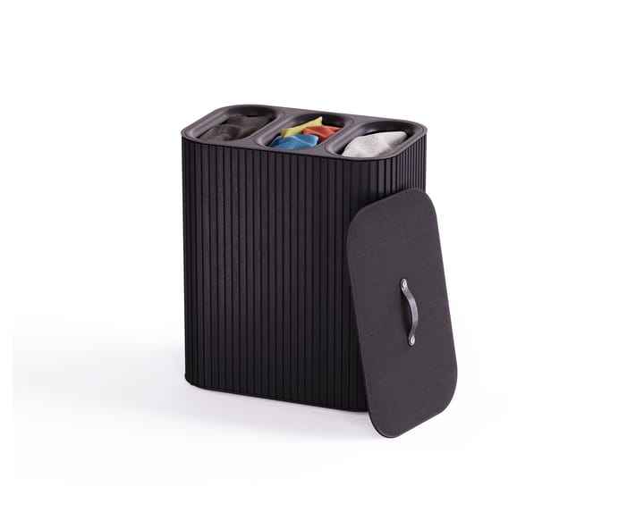 Tota Trio Luxe laundry basket 90 L, Black Joseph Joseph