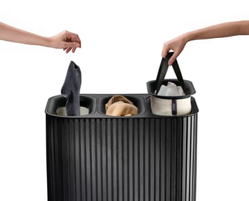 Tota Trio Luxe laundry basket 90 L - Black - Joseph Joseph