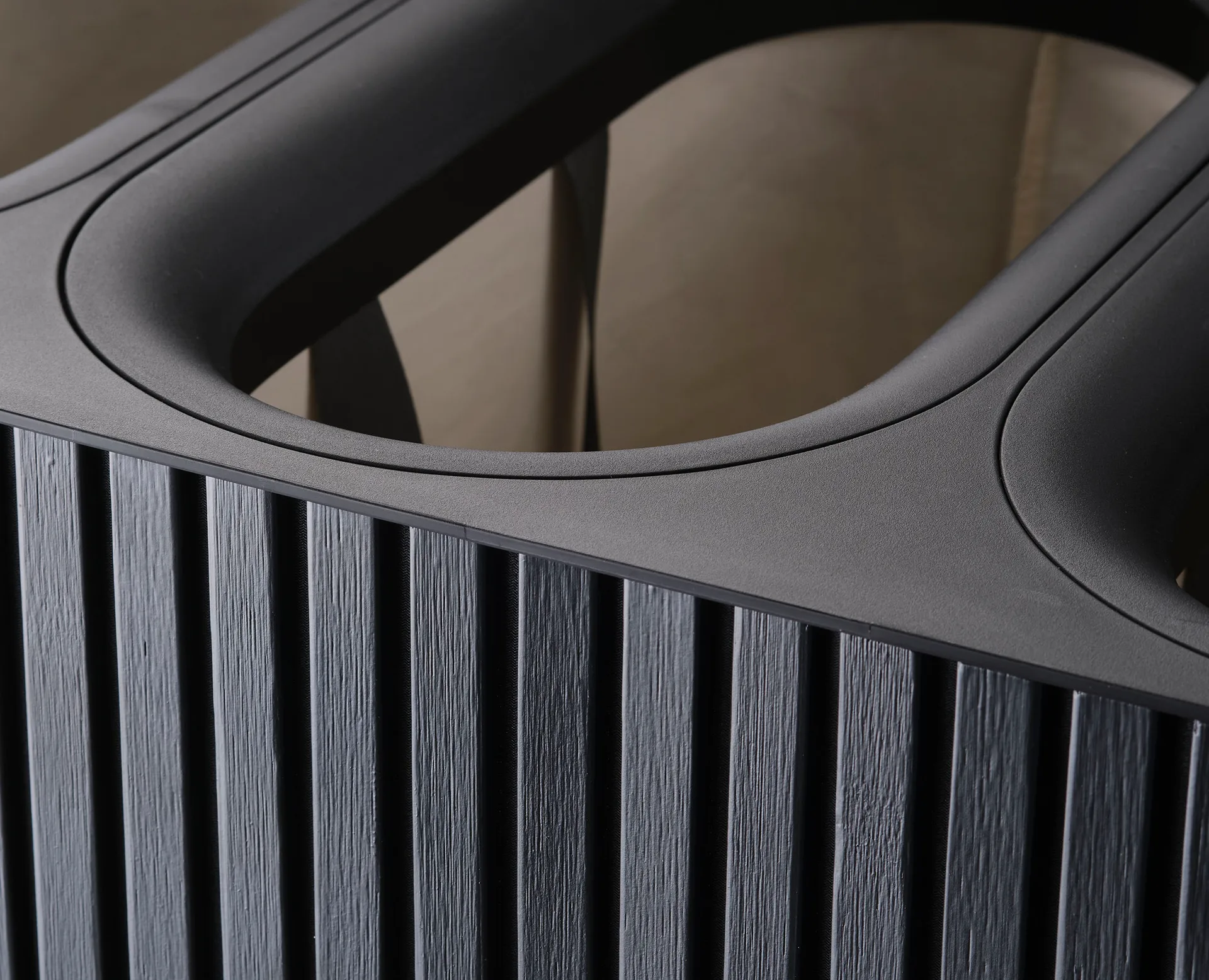 Tota Trio Luxe laundry basket 90 L, Black Joseph Joseph