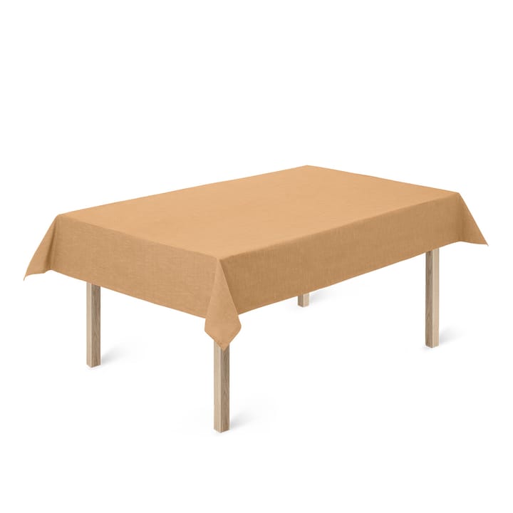 Basic cotton table cloth 150x320 cm - ocher - Juna