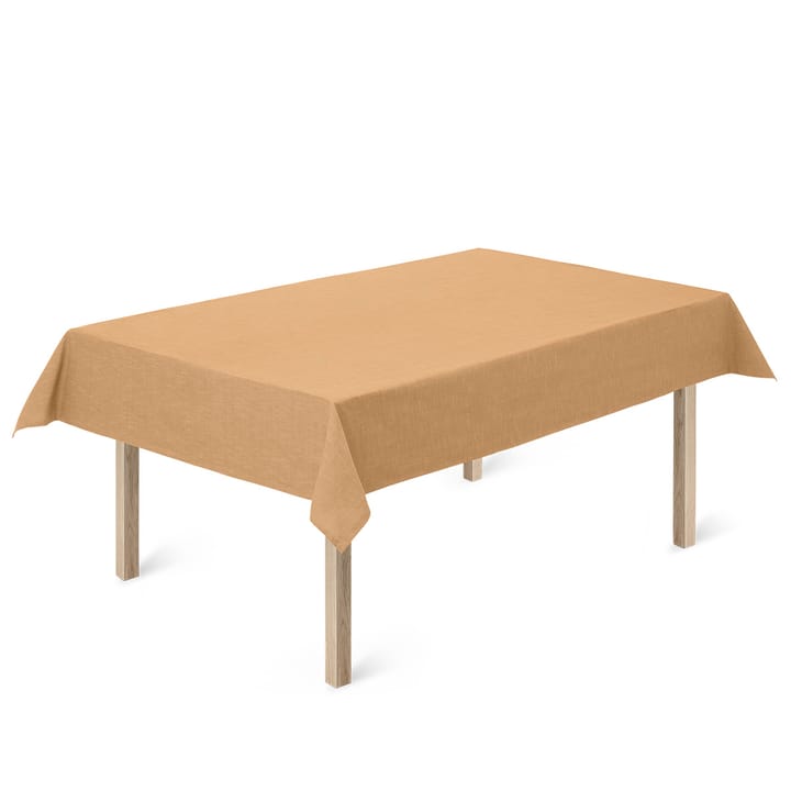 Basic cotton table cloth 150x370 cm - ocher - Juna