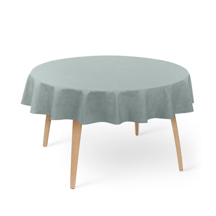 Basic cotton table cloth Ø 170 cm - blue - Juna