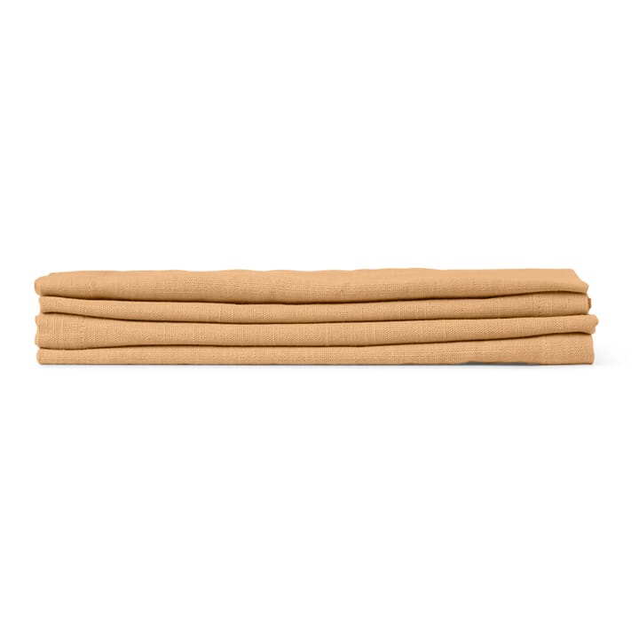 Basic fabric napkin 4-pack, ocher Juna