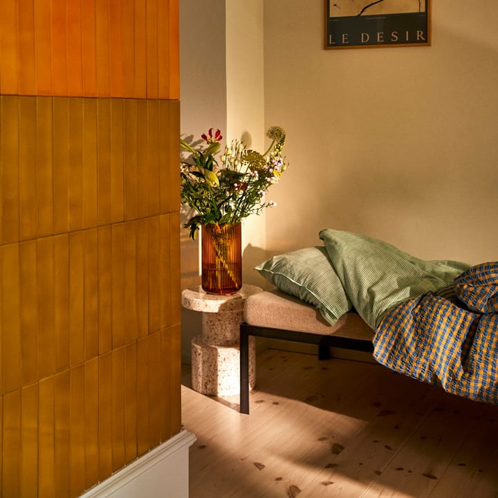 Bæk&Bølge bed set 150x210 cm, Blue ochre Juna