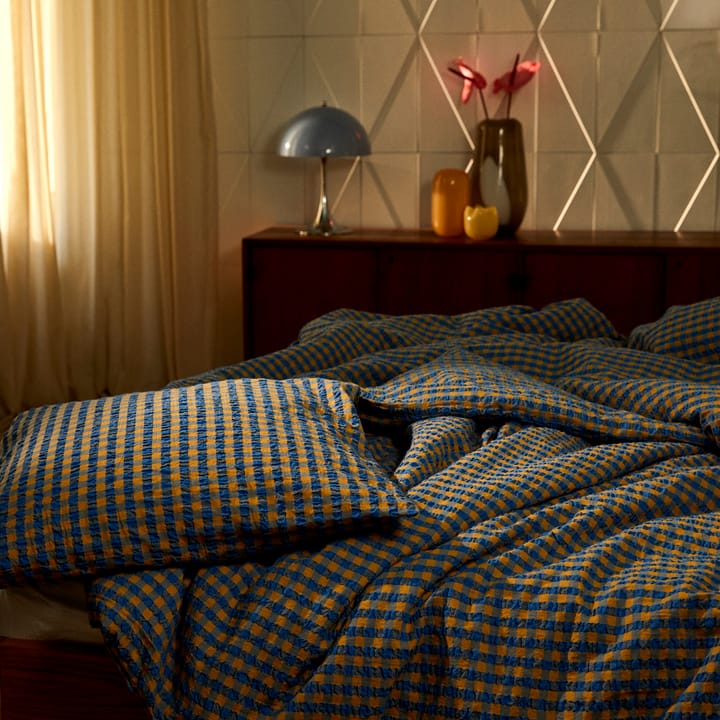 Bæk&Bølge bed set 150x210 cm, Blue ochre Juna