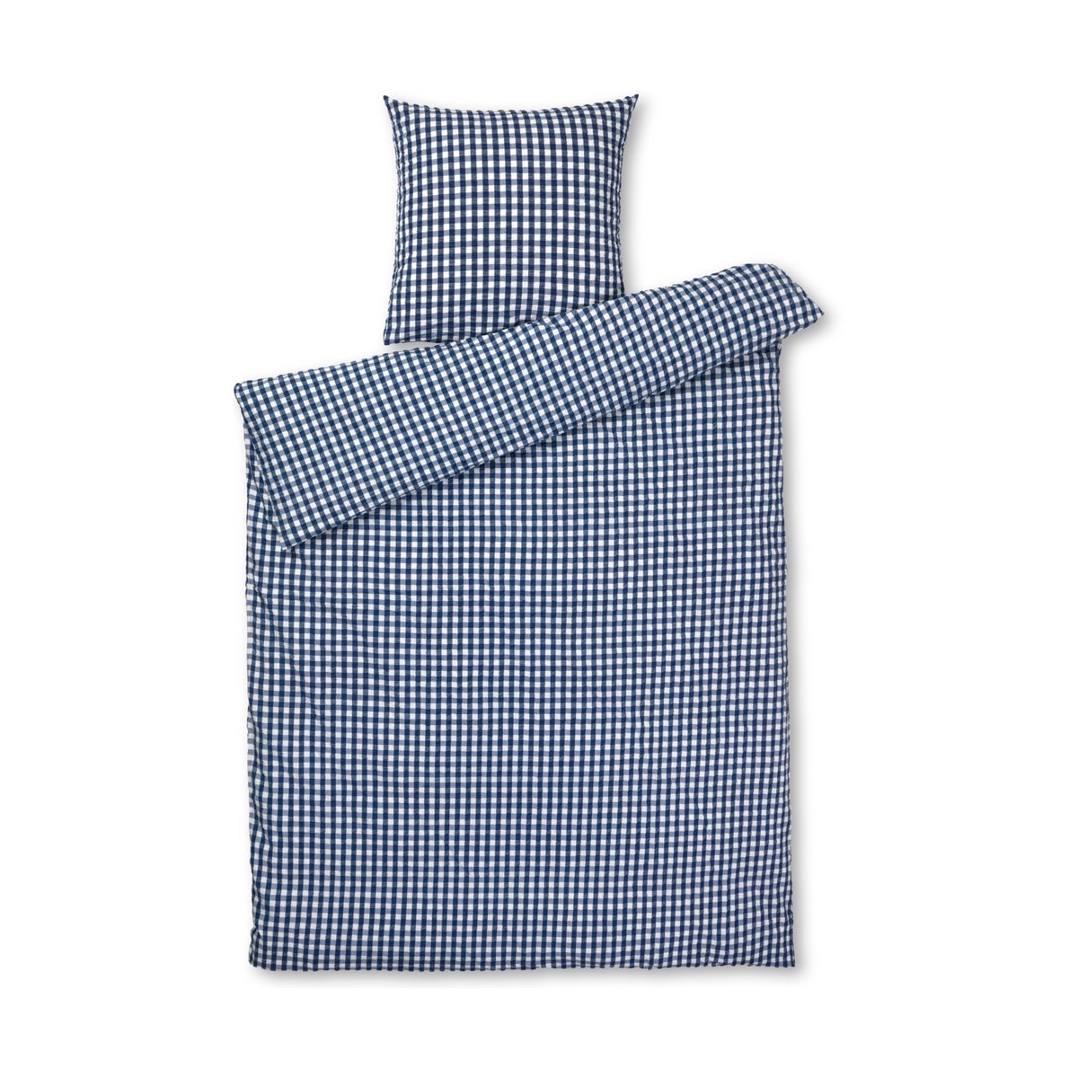 Juna Bæk&Bolge bed set 150x210 cm Dark blue-white | Scandinavian Design | Bed sets | Blue