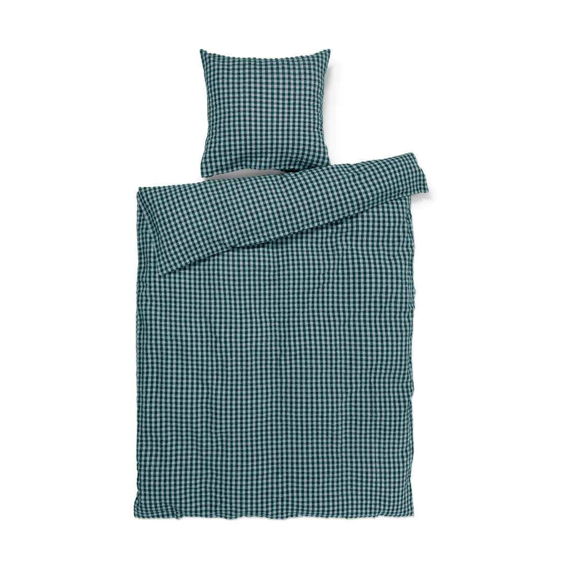 Juna Bæk&Bolge bed set 150x210 cm Green-light blue | Scandinavian Design | Bed sets | Green
