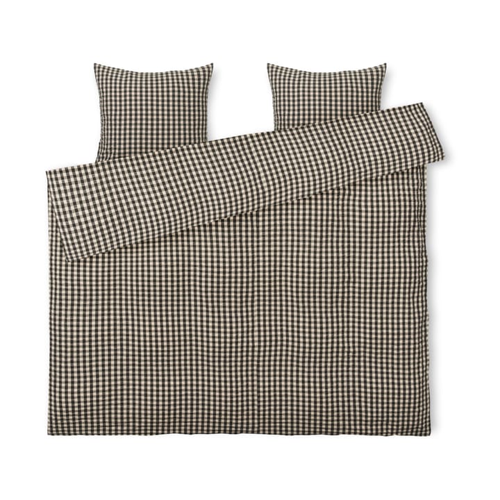 Bæk&Bølge bed set 220x220 cm - Black sand - Juna