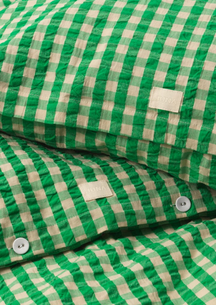Bæk&Bølge bed set 220x220 cm, Green sand Juna