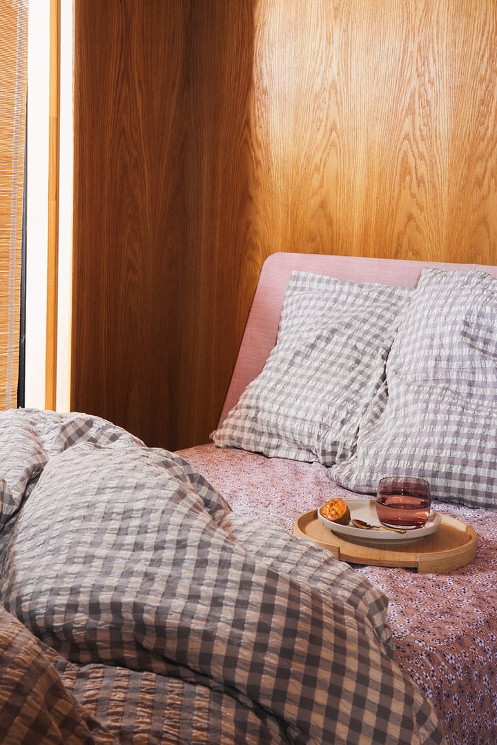 Bæk&Bølge bed set 220x220 cm, grey-birch Juna