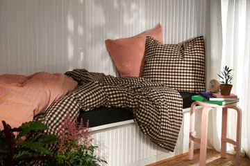 Bæk&Bølge bed set 220x220 cm - Lavender-peach - Juna