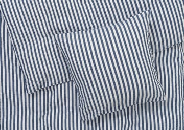 Bæk&Bølge Lines bedding set 220x220 cm - Dark blue-white - Juna