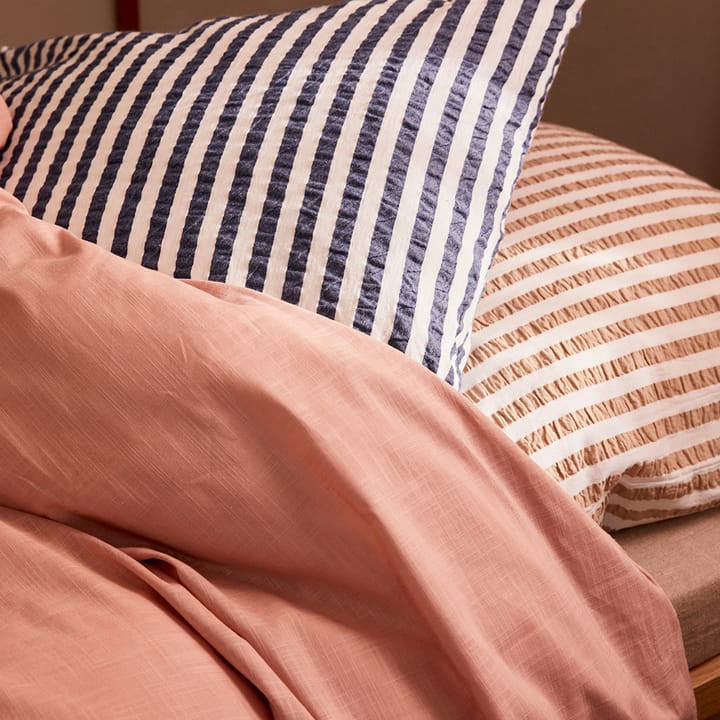 Bæk&Bølge Lines pillowcase 50x60 cm, Dark blue-white Juna