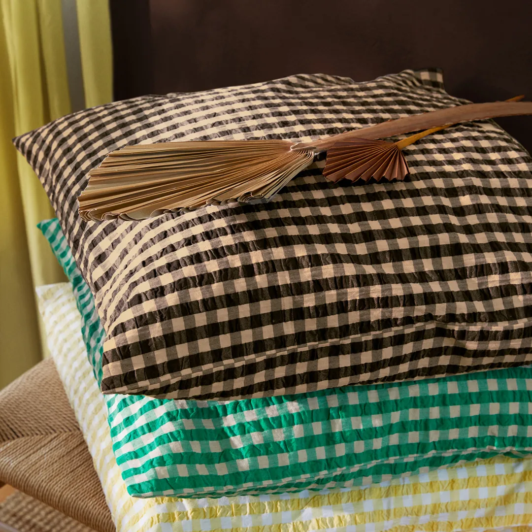 Bæk&Bølge pillowcase 50x60 cm, Black sand Juna