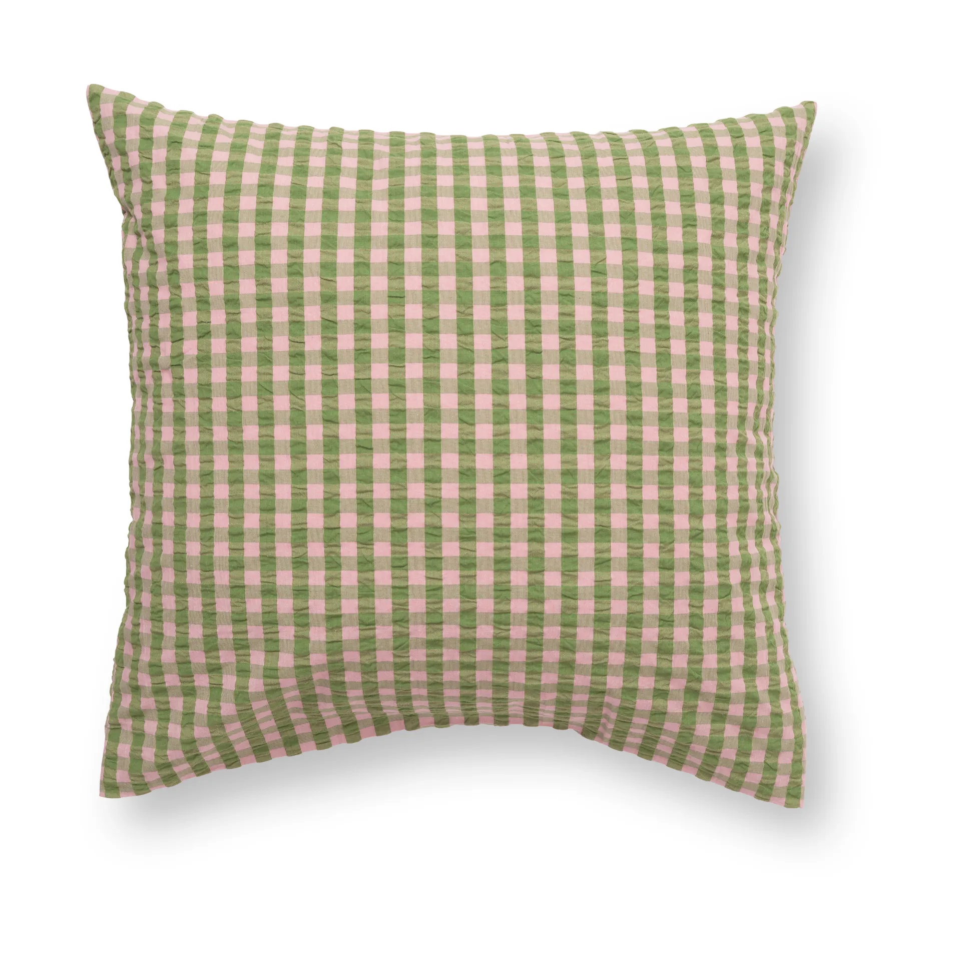 Bæk&Bølge pillowcase 60x63 cm, Green-light pink Juna