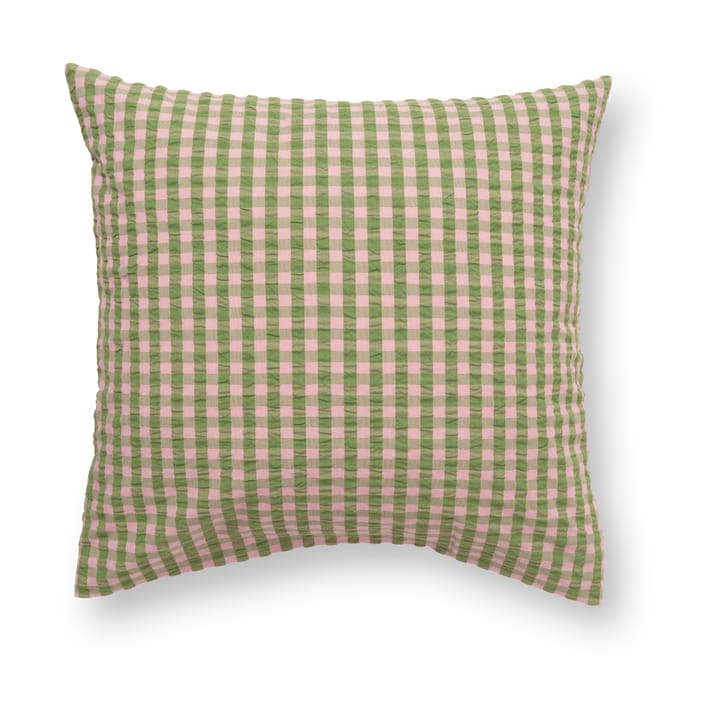 Bæk&Bølge pillowcase 60x63 cm - Green-light pink - Juna