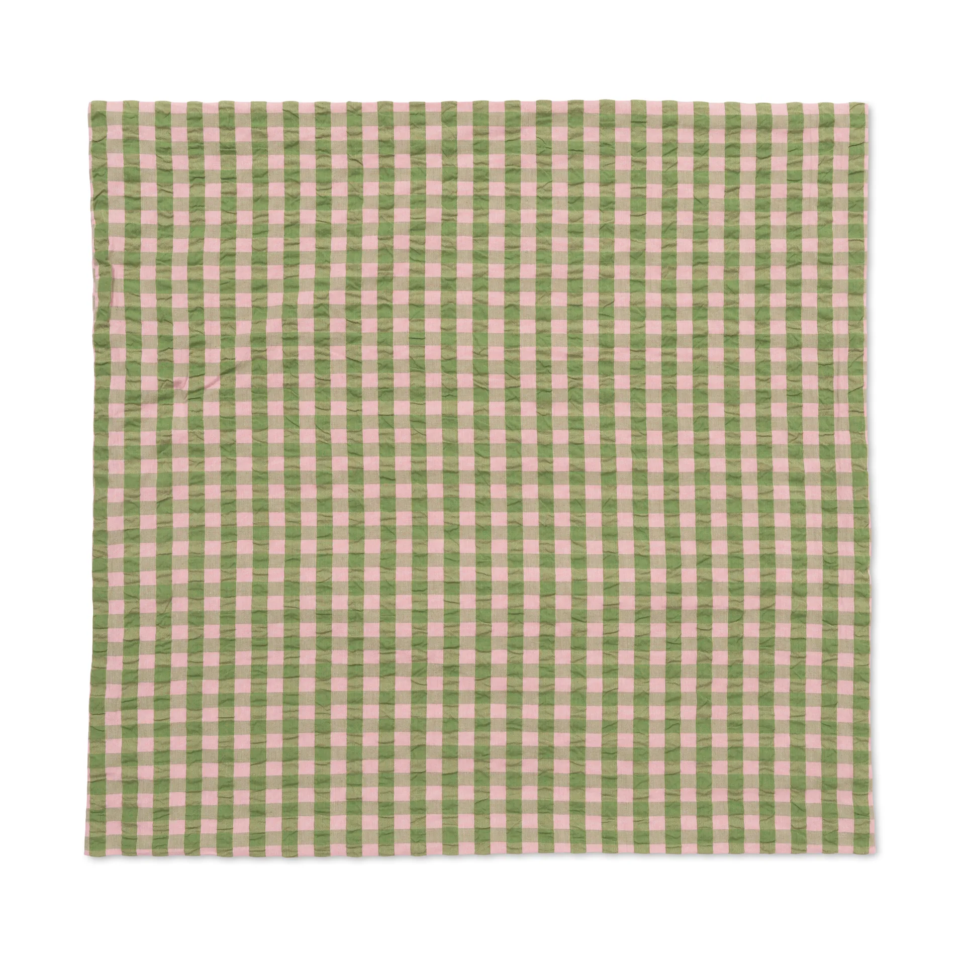 Bæk&Bølge pillowcase 60x63 cm, Green-light pink Juna