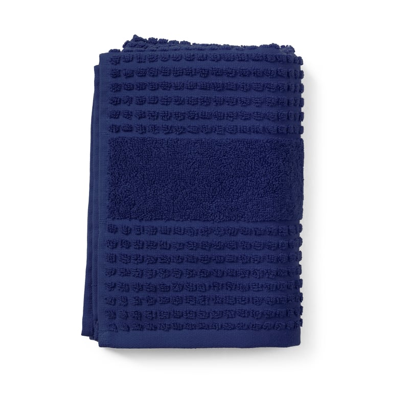 Juna Check towel 50x100 cm Navy blue