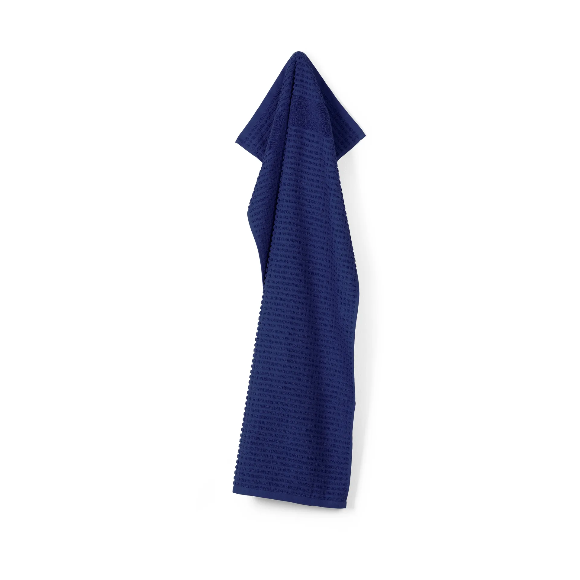 Check towel 50x100 cm, Navy blue Juna