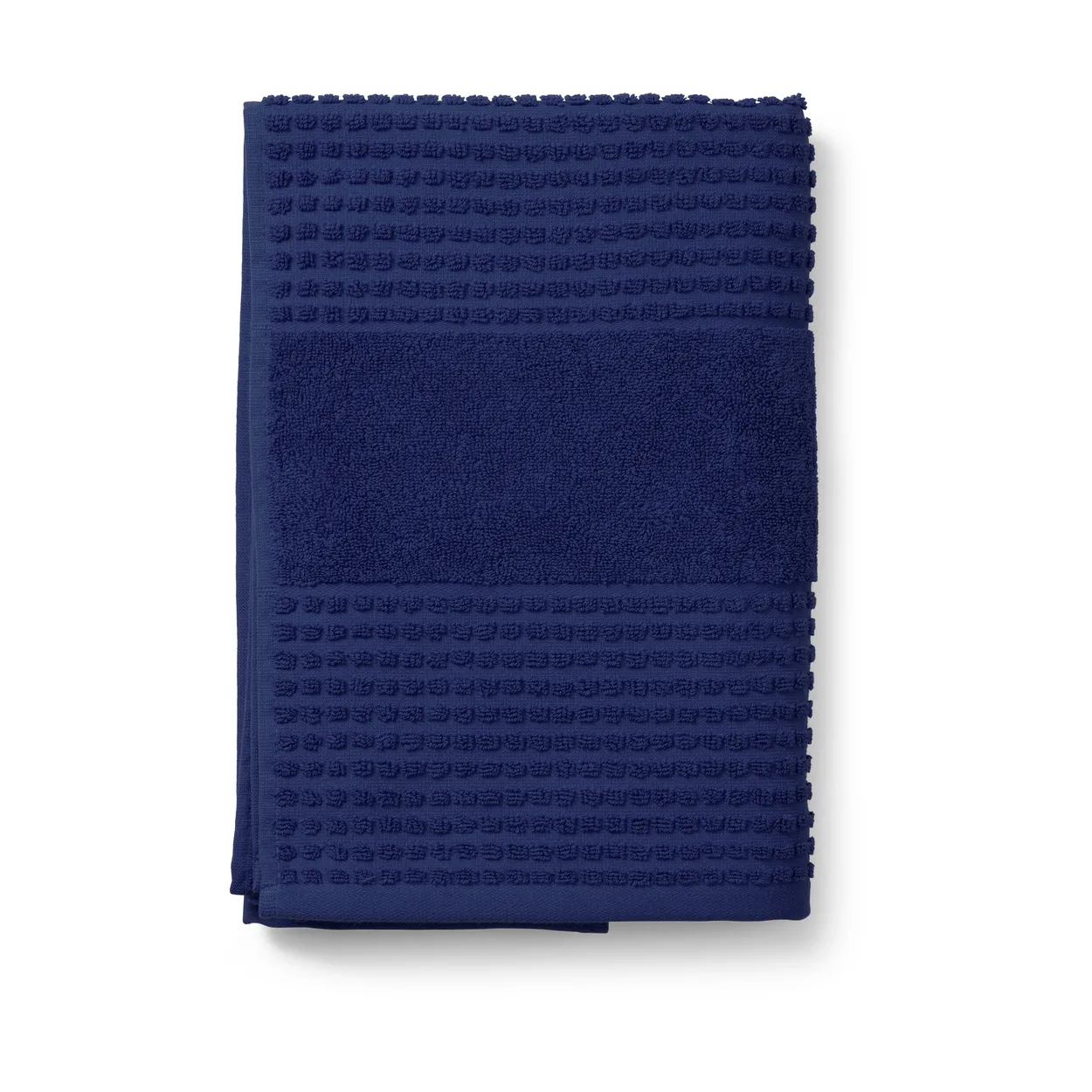 Juna Check towel 70x140 cm Navy blue | Scandinavian Design | Bath towels | Blue