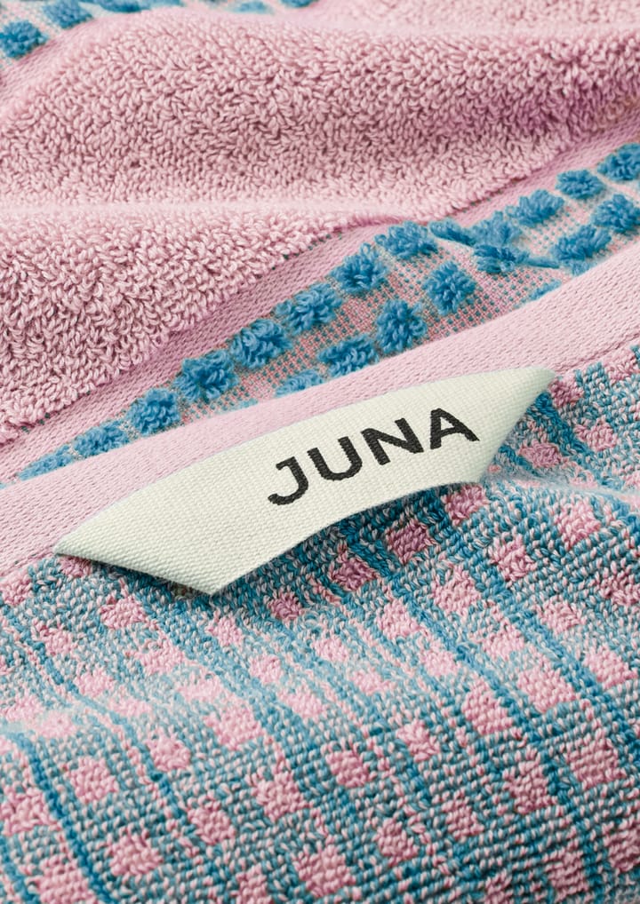 Check towel 70x140 cm, Soft pink-blue Juna