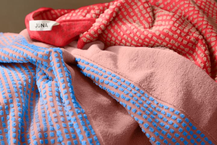 Check towel 70x140 cm, Soft pink-blue Juna