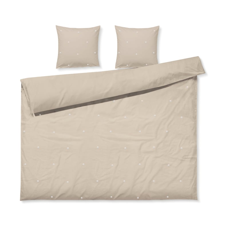 Juna Daisy bed set 220x220 cm Sand-white