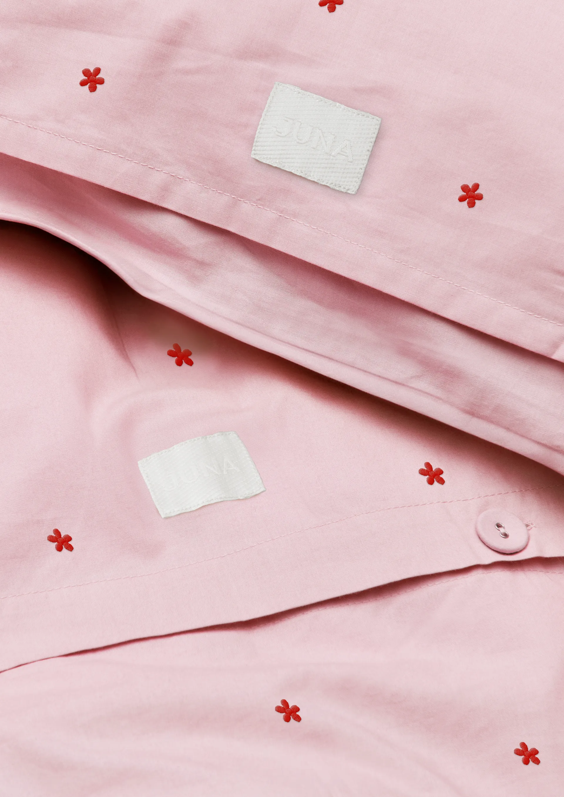 Daisy bedding set 150x210 cm, Pink-red Juna