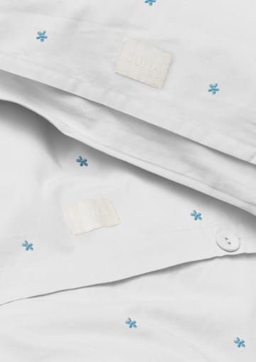 Daisy bedding set 150x210 cm - White-light blue - Juna