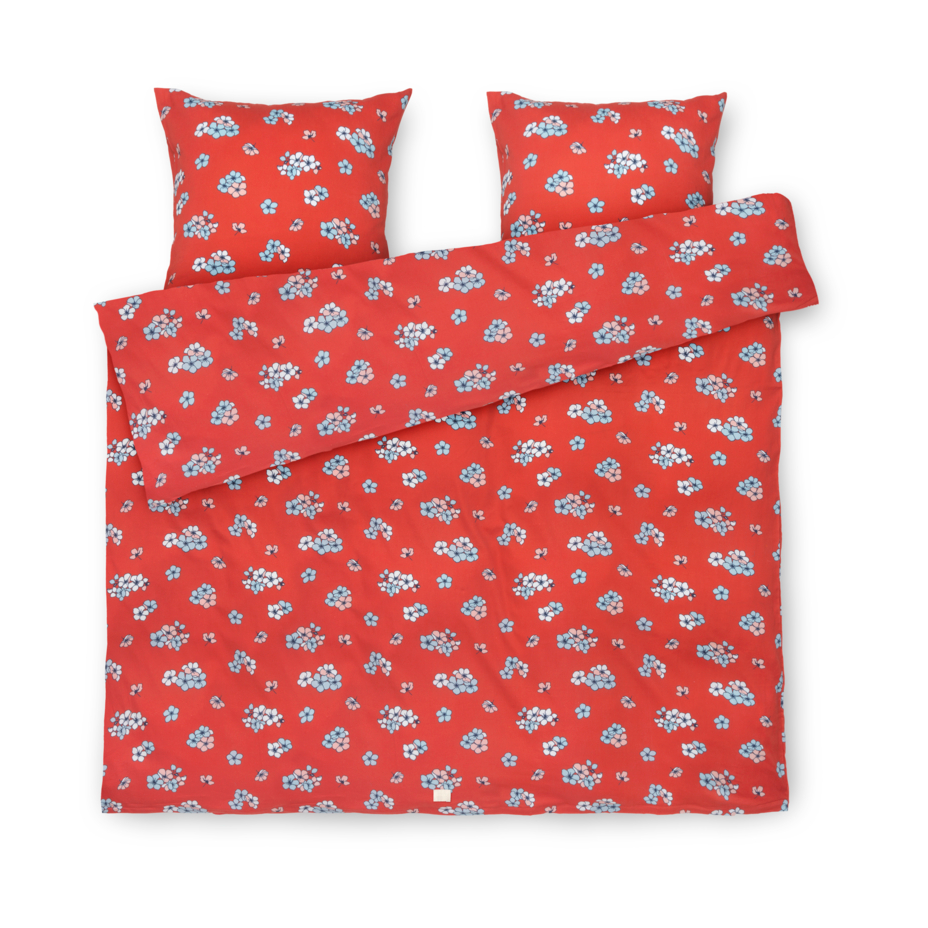 Juna Grand Pleasantly bedding set 220x220 cm Chili | Scandinavian Design | Bed sets | Red