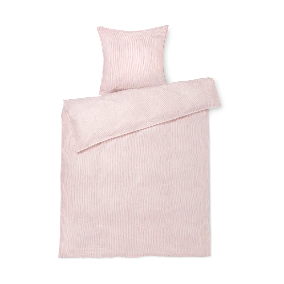 Juna Monochrome Lines bedding set 150x210 cm Pink-white