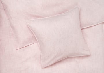 Monochrome Lines bedding set 150x210 cm - Pink-white - Juna