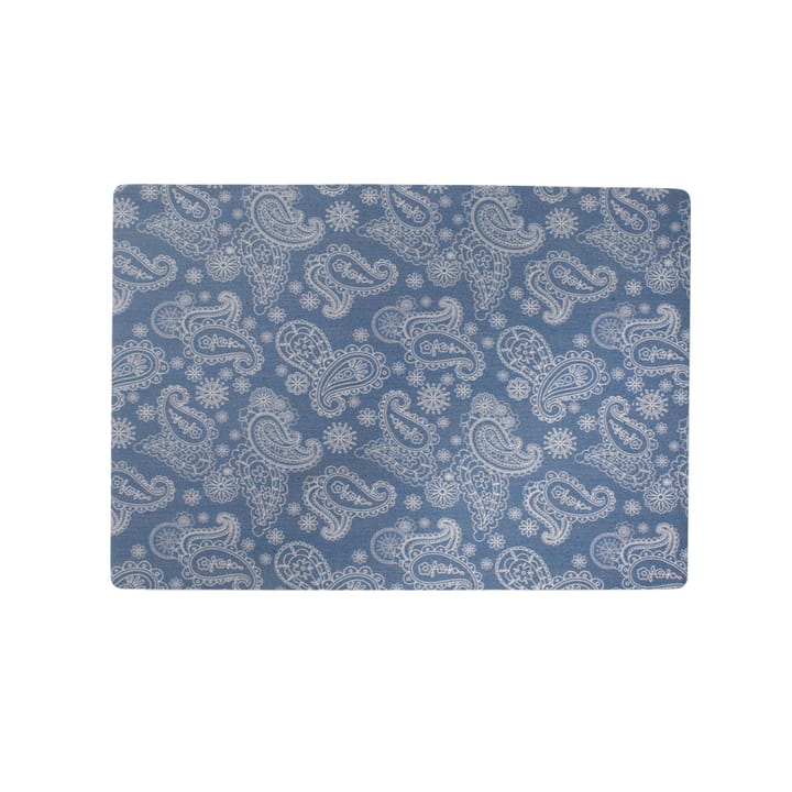 Paisley placemat 43x30 cm - blue - Juna