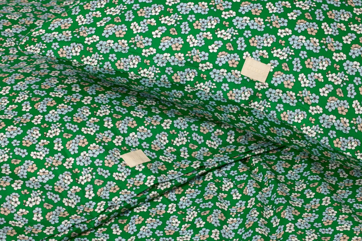 Pleasant bed set 150x210 cm, Green Juna