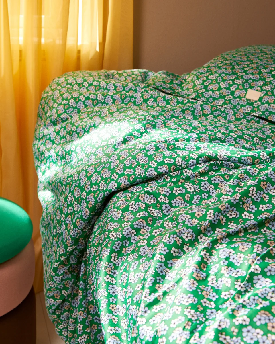 Pleasant bed set 150x210 cm, Green Juna